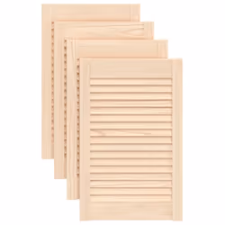vidaXL Ante con Design a Lamelle 4 pz 61,5x39,4 cm in Legno di Pino - Vista aggiuntiva 2