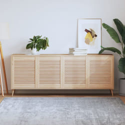 Ante con Design a Lamelle 4 pz 61,5x49,4 cm in Legno di Pino vidaXL 9209