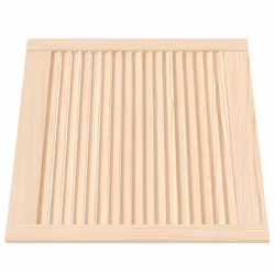 vidaXL Ante con Design a Lamelle 2 pz 61,5x59,4 cm in Legno di Pino - Vista aggiuntiva 3