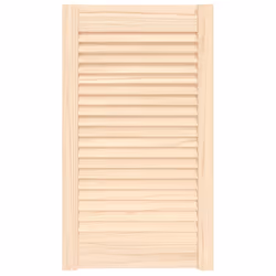 vidaXL Anta con Design a Lamelle 69x39,4 cm in Legno di Pino - Vista aggiuntiva 2