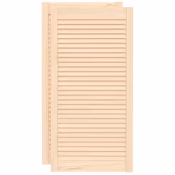 vidaXL Ante con Design a Lamelle 2 pz 99,3x49,4 cm in Legno di Pino - Vista aggiuntiva 2