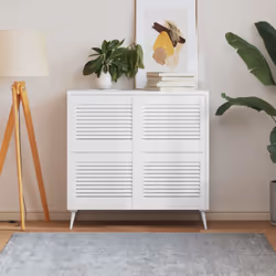 Queste ante in legno con design a lamelle sono la scelta perfetta se desiderate un elemento d'accento o per migliorare il flu ...