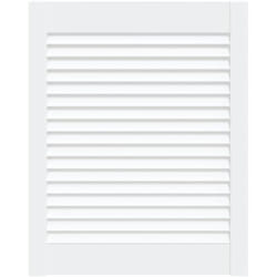 Vidaxl - Anta a Lamelle Bianca 61,5x49,4 cm in Legno di Pino