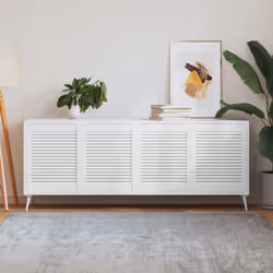 Queste ante in legno con design a lamelle sono la scelta perfetta se desiderate un elemento d'accento o per migliorare il flu ...