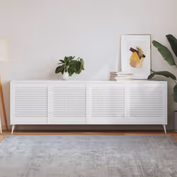 Queste ante in legno con design a lamelle sono la scelta perfetta se desiderate un elemento d'accento o per migliorare il flu ...
