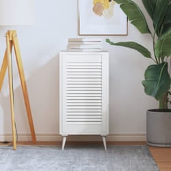 Vidaxl - Anta con Design a Lamelle Bianca 69x39,4 cm in Legno di Pino 4525