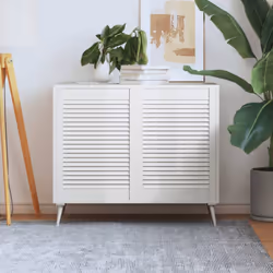 Queste ante in legno con design a lamelle sono la scelta perfetta se desiderate un elemento d'accento o per migliorare il flu ...