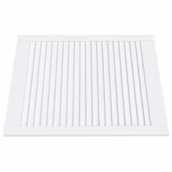 vidaXL Ante a Lamelle 4 pz Bianche 69x59,4 cm in Legno di Pino - Vista aggiuntiva 3