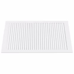 vidaXL Ante a Lamelle Bianche 2 pz Bianche 99,3x59,4 cm Legno di Pino - Vista aggiuntiva 3