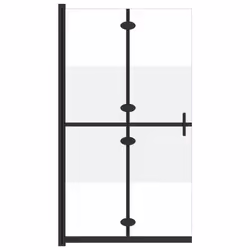 Parete per Doccia Walk-in Pieghevole in Vetro ESG 110x190 cmcod mxl 79006 - Vista aggiuntiva 2