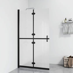 Parete per Doccia Walk-in, Box doccia Pieghevole in Vetro esg 110x190 cm Vidaxl 14695