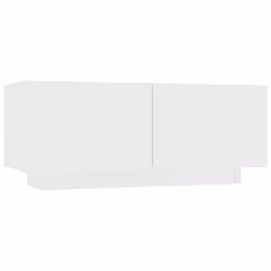 vidaXL Comodino Bianco 100x35x40 cm in Legno Multistrato - Vista aggiuntiva 2