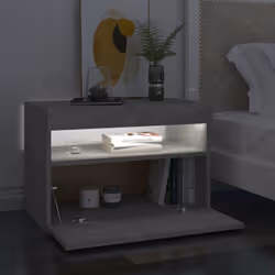 VidaXL 3082782 comodino Colore cemento - Vista aggiuntiva 4
