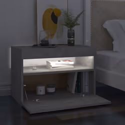 VidaXL 3082783 comodino Colore cemento - Vista aggiuntiva 4