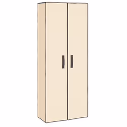 Scarpiera Crema 60x30x166 cm Tessutocod mxl 121120 - Vista aggiuntiva 2