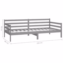 VidaXL 806937 divano Divano letto Grigio - Vista aggiuntiva 8