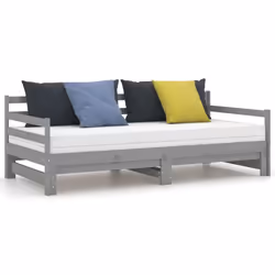 VidaXL 806957 divano Divano letto Grigio - Vista aggiuntiva 4