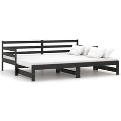 VidaXL 806959 divano Divano letto Nero