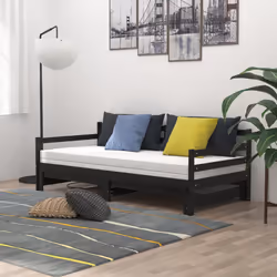 VidaXL 806959 divano Divano letto Nero