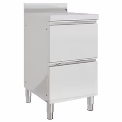 Mobiletti da Cucina Commerciale 2 pz in Acciaio Inoxcod mxl 118219 - Vista aggiuntiva 2
