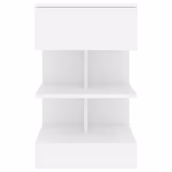 VidaXL 808648 comodino Bianco - Vista aggiuntiva 5