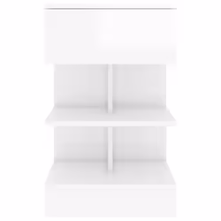 VidaXL 808660 comodino Bianco - Vista aggiuntiva 5