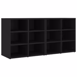 Scarpiere 2 pz Nere 52,5x30x50 cmcod mxl 126867 - Vista aggiuntiva 2