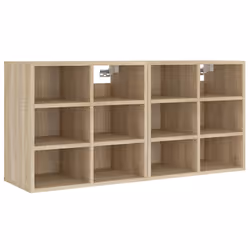 vidaXL Scarpiere 2 pz Rovere Sonoma 52,5x30x50 cm - Vista aggiuntiva 3
