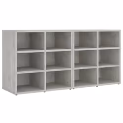vidaXL Scarpiere 2 pz Grigie Cemento 52,5x30x50 cm - Vista aggiuntiva 2