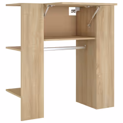 vidaXL Scaffale Ingresso Rovere Sonoma 97,5x37x99 cm Legno Multistrato - Vista aggiuntiva 2