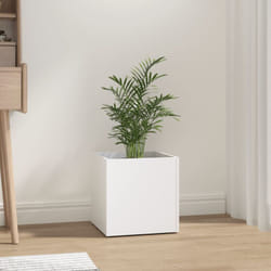 Vidaxl - Fioriera Bianca 40x40x40 cm in Legno Multistrato