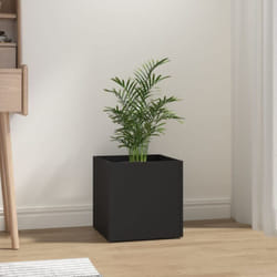 Vidaxl - Fioriera Nera 40x40x40 cm in Legno Multistrato