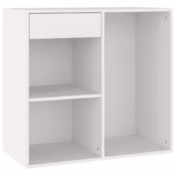 vidaXL Armadietto per Cosmetici Bianco 80x40x75cm in Legno Multistrato - Vista aggiuntiva 2