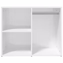 vidaXL Armadietto Cosmetici Bianco Lucido 80x40x65cm Legno Multistrato - Vista aggiuntiva 3