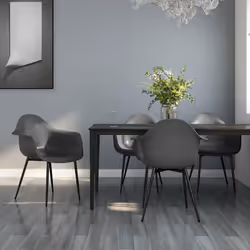 Donate un tocco di fascino contemporaneo ai vostri interni con queste sedie da pranzo in stile minimalista! Queste sedie da p ...