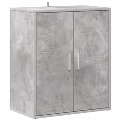 vidaXL Scarpiera Grigio Cemento 60x35x70 cm in Truciolato - Vista aggiuntiva 2