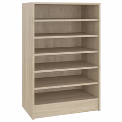 vidaXL Scarpiera Rovere Sonoma 60x35x92 cm in Truciolato - Vista aggiuntiva 2