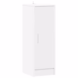 vidaXL Scarpiera Bianca 32x35x92 cm in Truciolato - Vista aggiuntiva 2