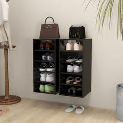 Vidaxl - Scarpiere 2 pz Nere 31,5x35x70 cm in Truciolato 54996