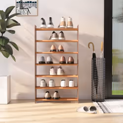 Tenete le vostre scarpe in ordine e sempre a portata di mano grazie a questa scarpiera! Material robusto: Il legno multistrat ...