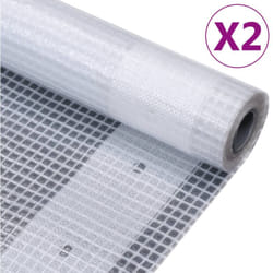 Vidaxl - Teloni Leno 2 pz 260 g/m² 3x2 m Bianchi 590558