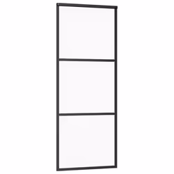 Porta Scorrevole con Kit Montaggio Vetro ESG Alluminio 76x205cmcod mxl 72898 - Vista aggiuntiva 3