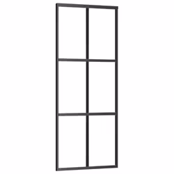 Porta Scorrevole con Kit Montaggio Vetro ESG Alluminio 76x205cmcod mxl 96914 - Vista aggiuntiva 3