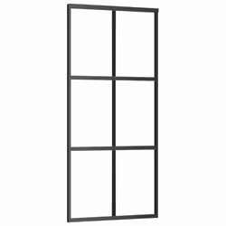 Porta Scorrevole con Kit Montaggio Vetro ESG Alluminio 90x205cmcod mxl 96883 - Vista aggiuntiva 3