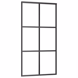 Porta Scorrevole e Kit Montaggio Vetro ESG Alluminio 102x205cmcod mxl 120813 - Vista aggiuntiva 3