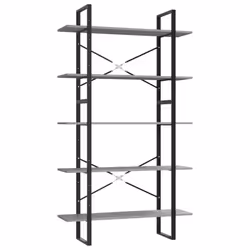 VidaXL 3082002, Grigio, Metallo, Legno, 1000 mm
