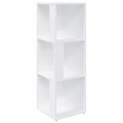 vidaXL Armadio Angolare Bianco 33x33x100 cm in Truciolato - Vista aggiuntiva 2
