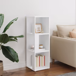 vidaXL Armadio Angolare Bianco 33x33x100 cm in Truciolato - Vista aggiuntiva 3