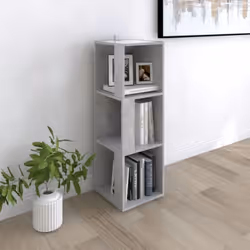 Libreria angolare con 3 scomparti design moderno vari colori colore : Cemento