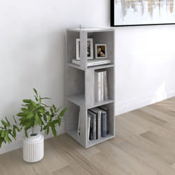 Libreria angolare con 3 scomparti design moderno vari colori colore : Cemento